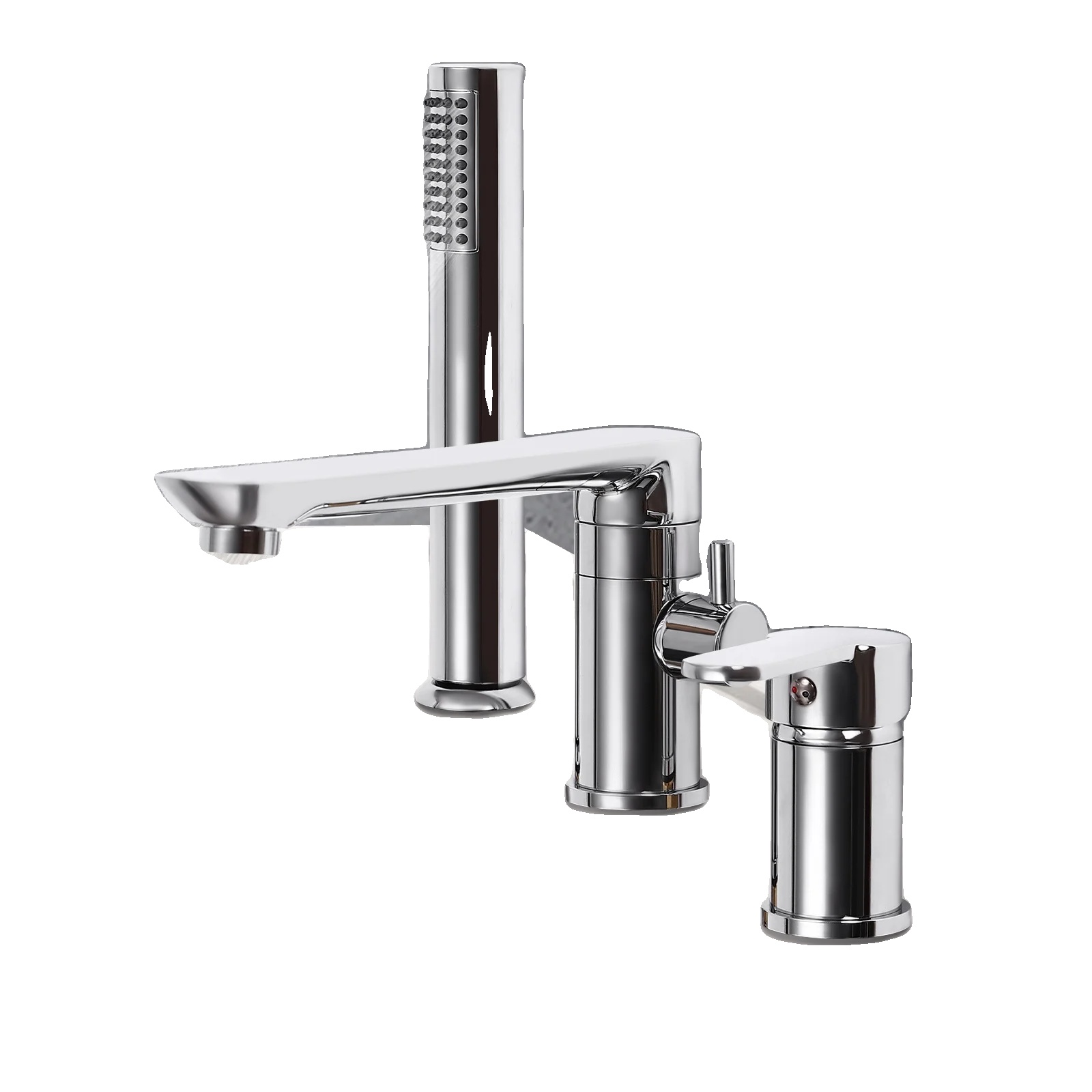 Badewannen-duschkopf, Edelstahlmaterial, Verstellbare Sprühmuster, Einfache Montage, Universelle Kompatibilität, Elegantes Silbernes Finish