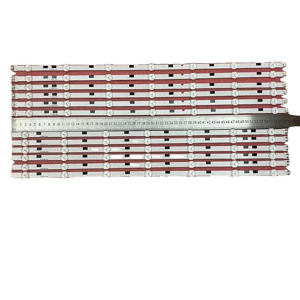 Led-hintergrundbeleuchtungsstreifen, Aluminium, 1170 Mm, Kompatibel Mit Ue58j5270, 14 Leds, 3v