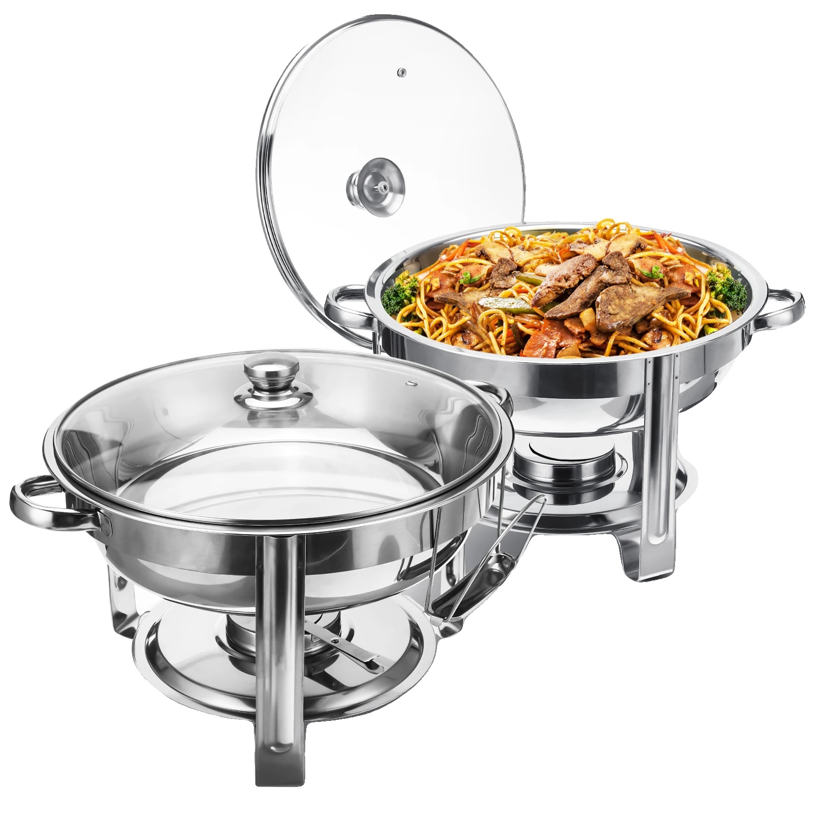 Buffet-wärmer, Edelstahl, 4-quart Kapazität, 2pack