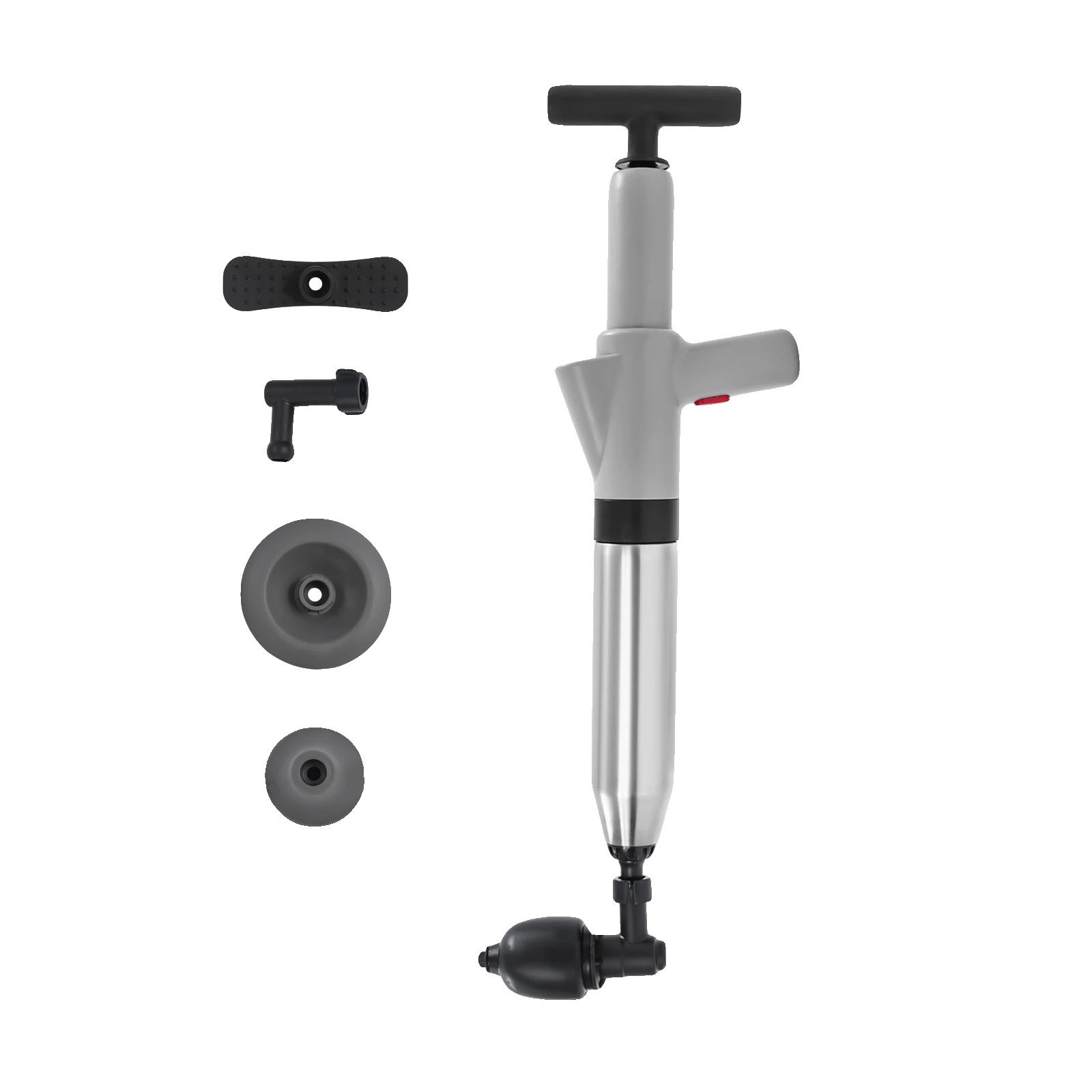 Toilettenpümpel-set, Edelstahlkonstruktion, Vielseitige Abflussfreigabe, Multi