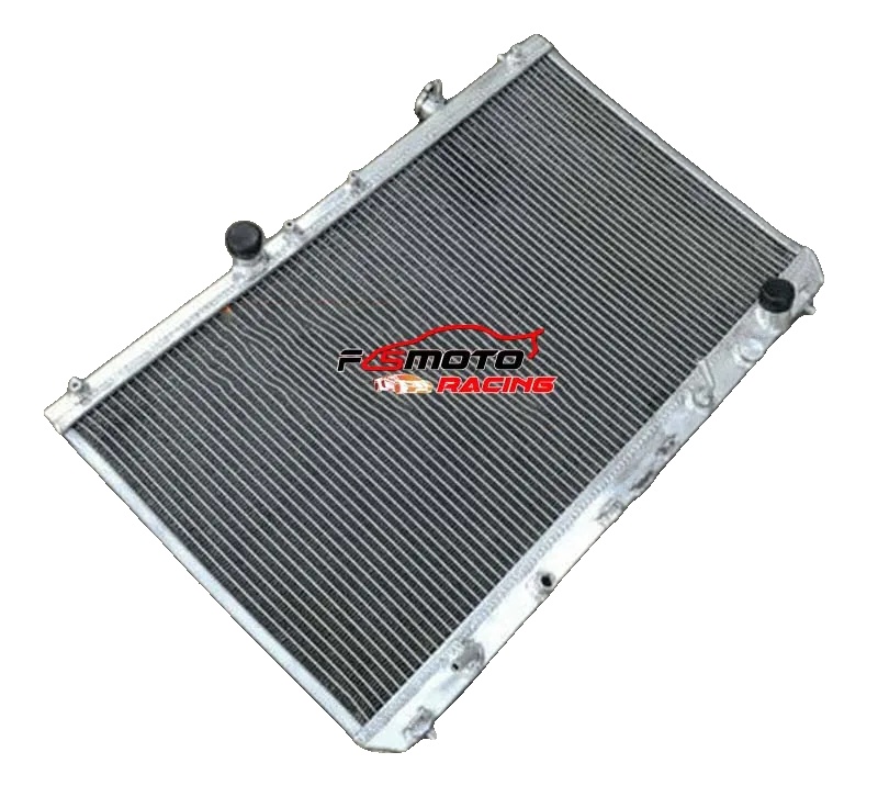 Aluminiumkühler, Kernmaß 15 3/4" X 28 5/8", Gesamtmaß 29 1/2" X 20 1/4", Einlassmaß 1", Robuste Bauweise, Kompatibilität 1997-2001 Limousine 2.2l