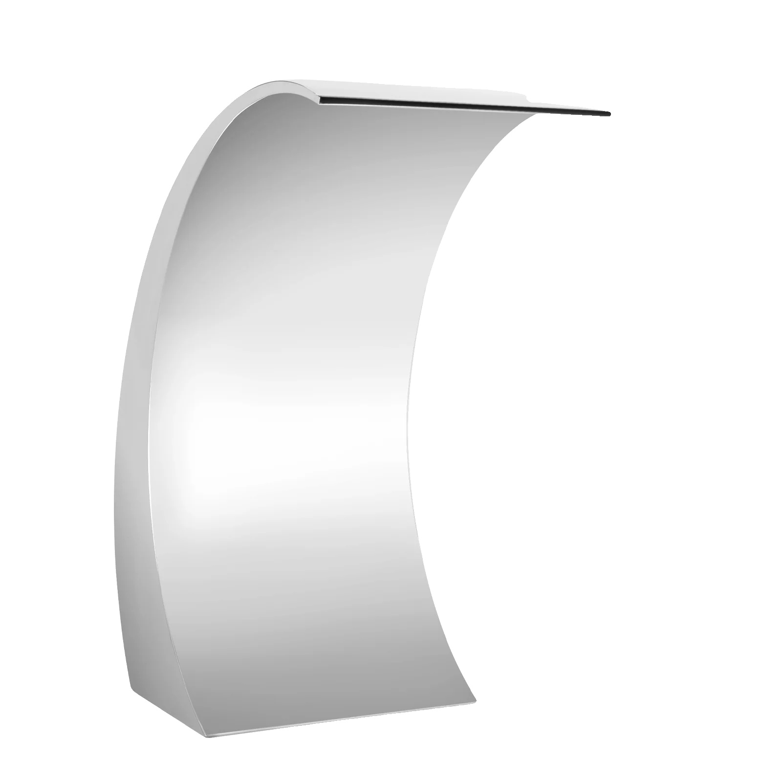 Brunnenstrahl, Edelstahlkonstruktion, Modernes Design, Silber