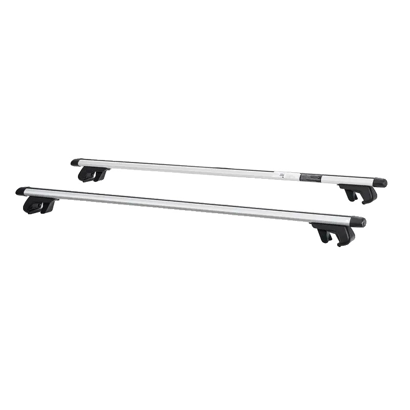 Dachträger Quertraverse, 100 Kg Tragfähigkeit, Abschließbares Design, Silber