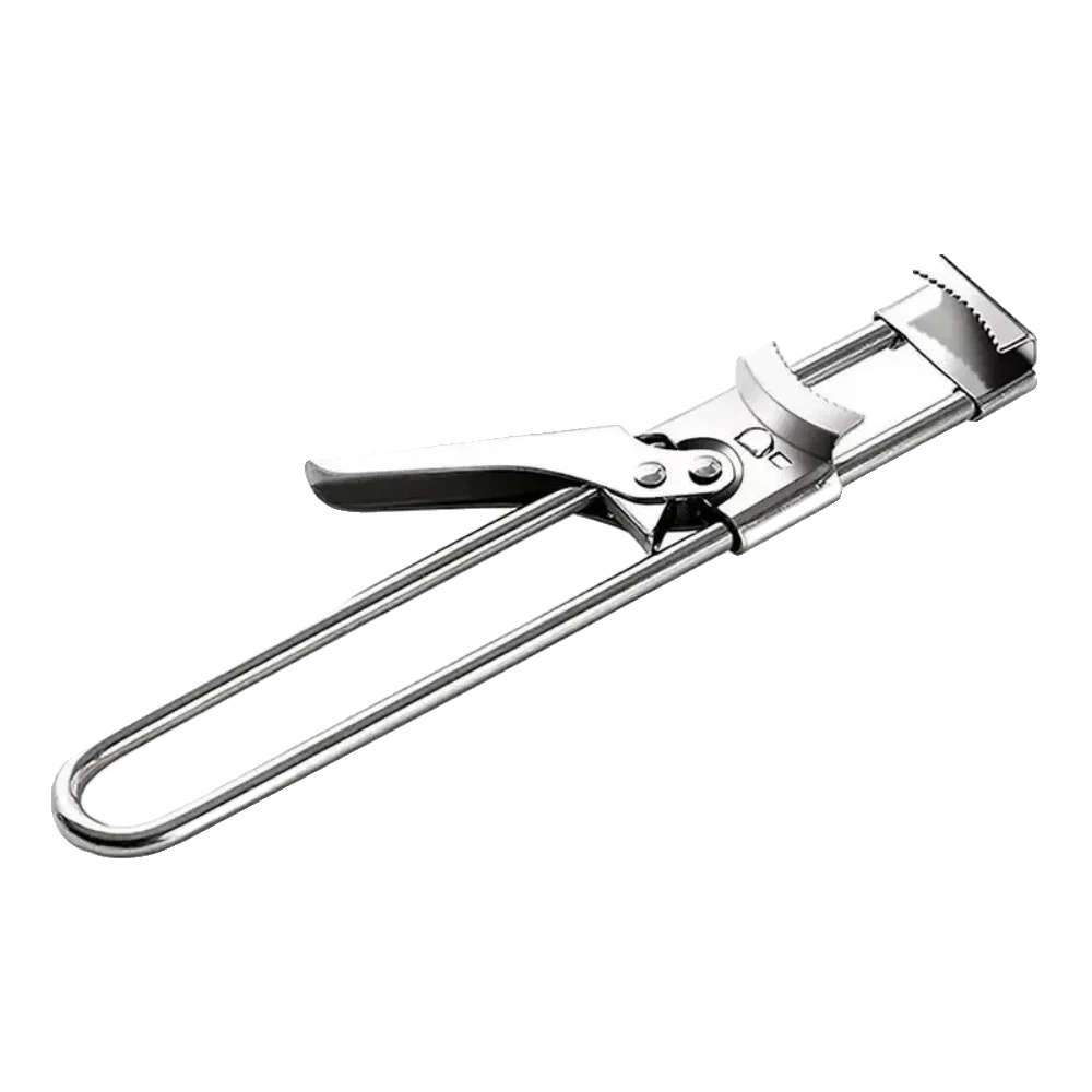 Multifunktionaler Dosenöffner, Ergonomisches Design, Langlebiges Edelstahl, Silber 2 Stück