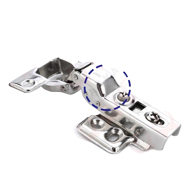 Schrankbeschläge, Sanft Schließender Mechanismus, Langlebiger Edelstahl, Halbüberlagerung X 8