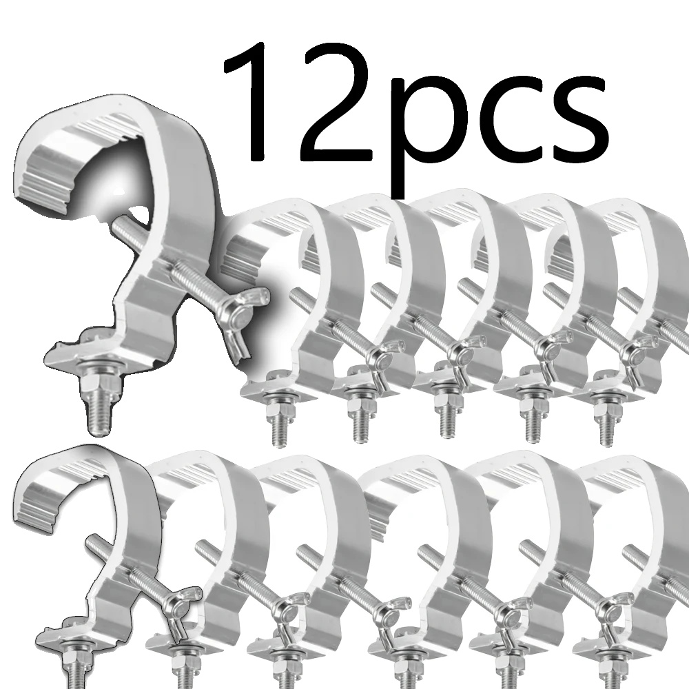 Bühnenscheinwerferhaken, Verstellbares Design, Langlebige Aluminiumkonstruktion, 12pcs