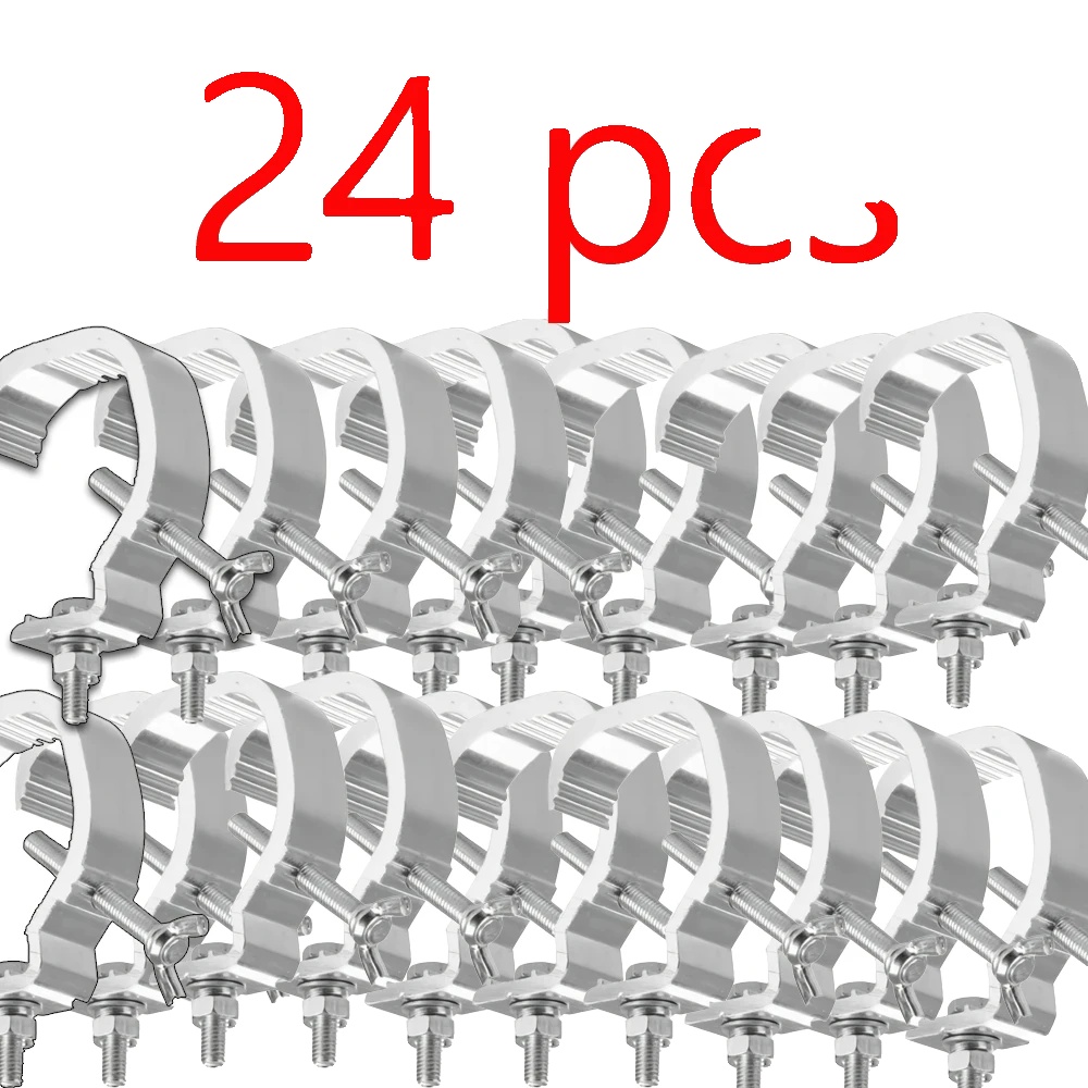 Bühnenscheinwerferhaken, Verstellbares Design, Langlebige Aluminiumkonstruktion, 24pcs