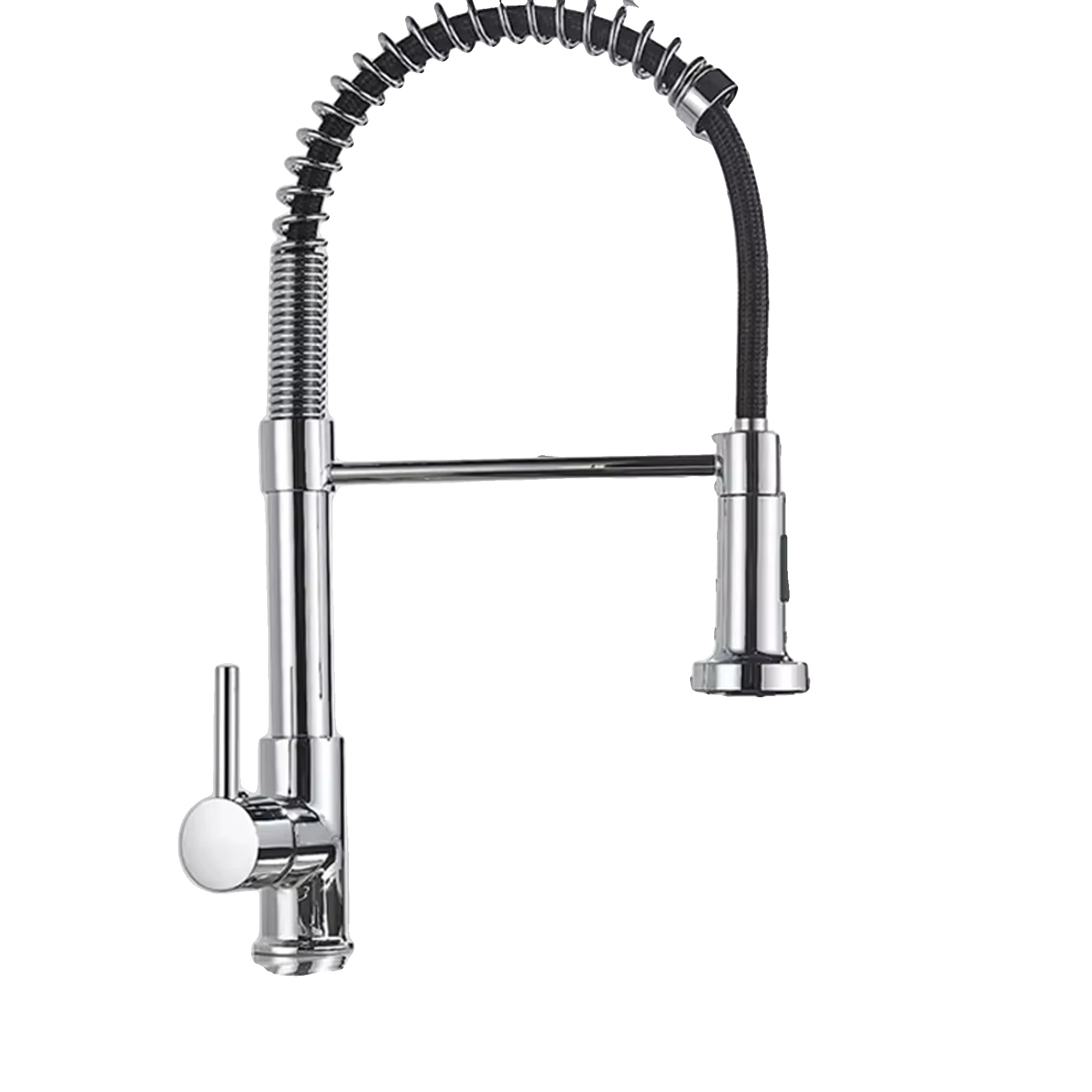 Küchenspüle Wasserhahn, Edelstahl, Mit Ausziehbarem Sprühkopf, Chrom B