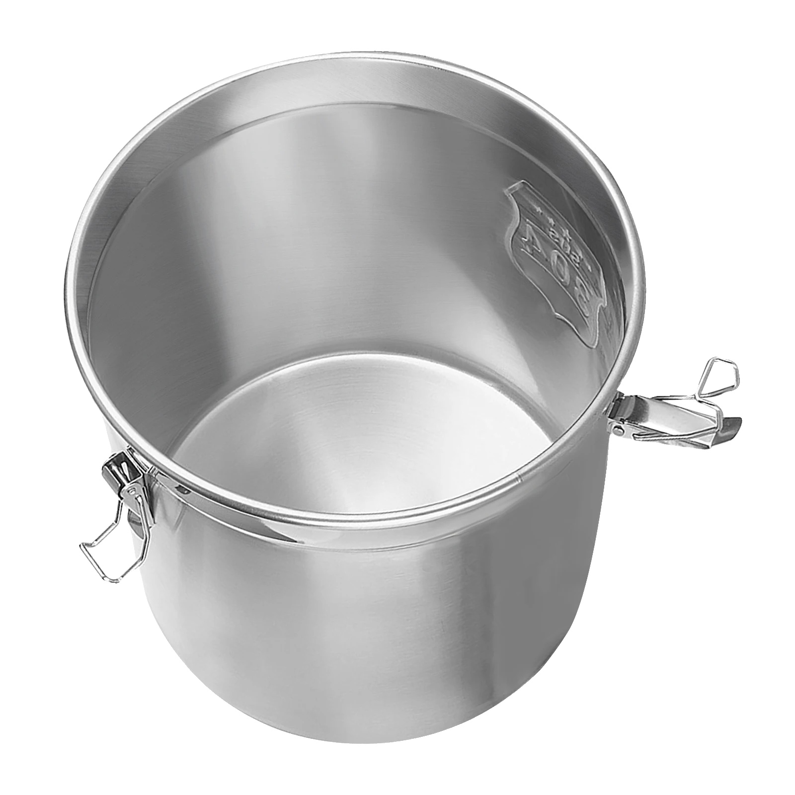 Lagerbehälter, Luftdichtes Design, Langlebiger Edelstahl, Silber