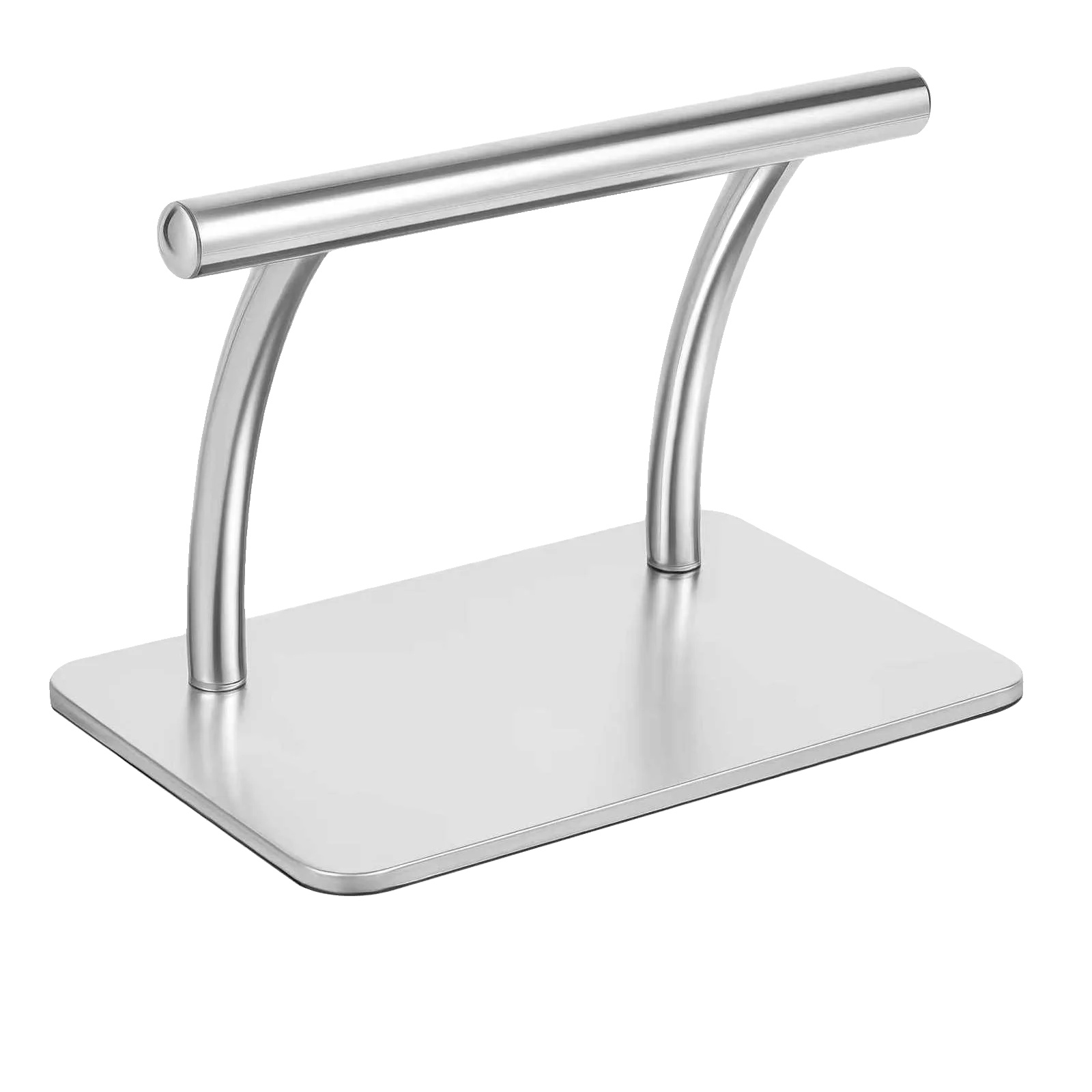 Fußstütze, Langlebiger Edelstahl, Elegantes Design, Silber