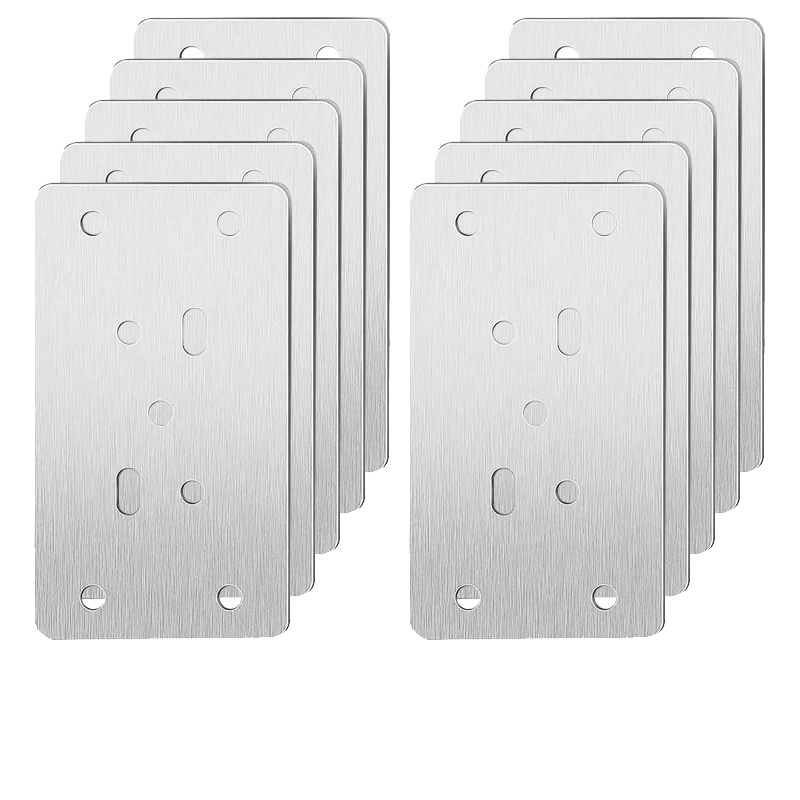 Möbel-scharnier-reparaturplatte, Edelstahl, Einfache Installation, 10pcs B Platte