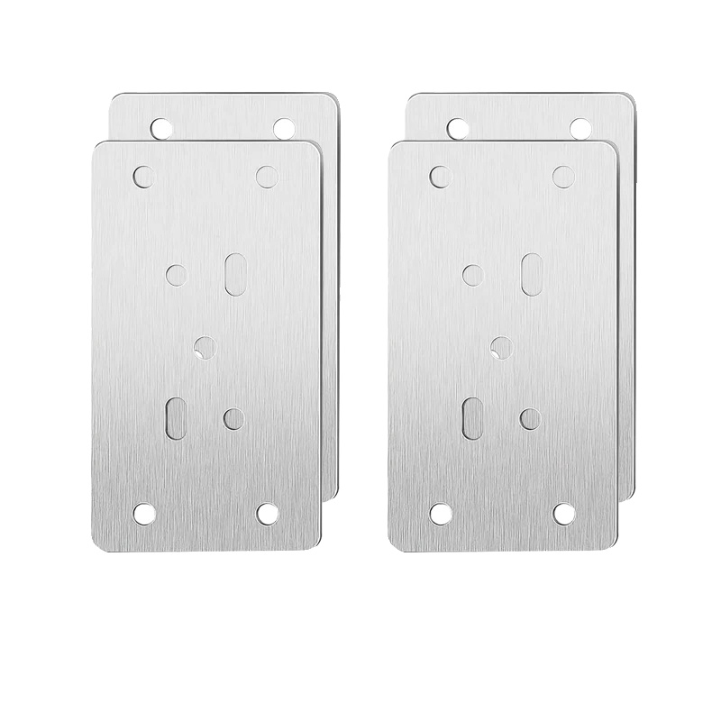 Möbel-scharnier-reparaturplatte, Edelstahl, Einfache Installation, 4pcs B Platte