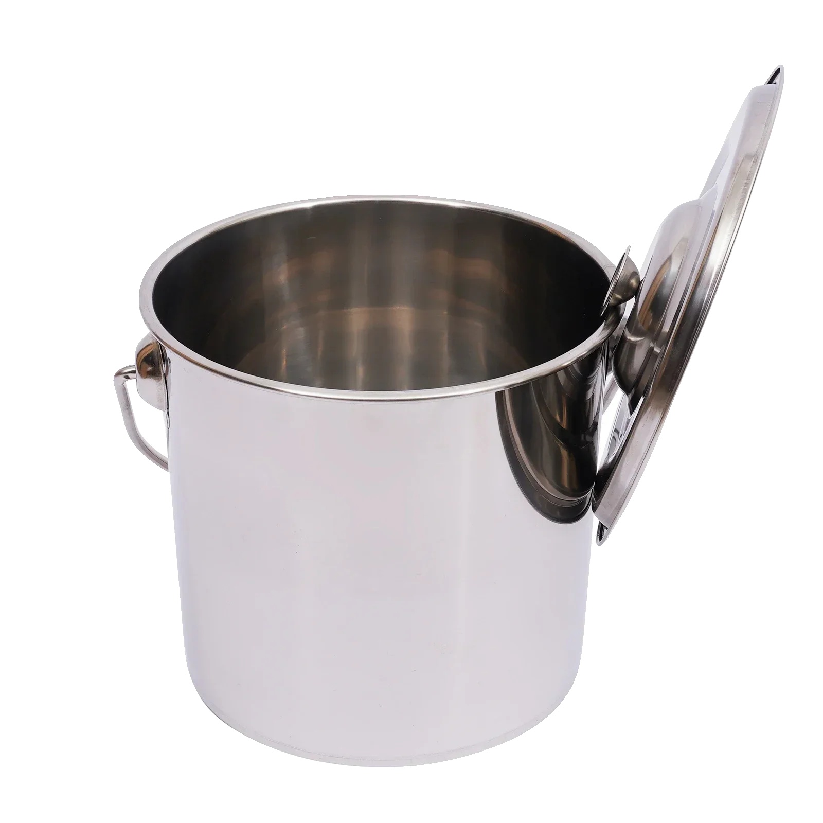 Küchenbehälter, Lebensmittelechtes Edelstahl, 12l Kapazität, Silber