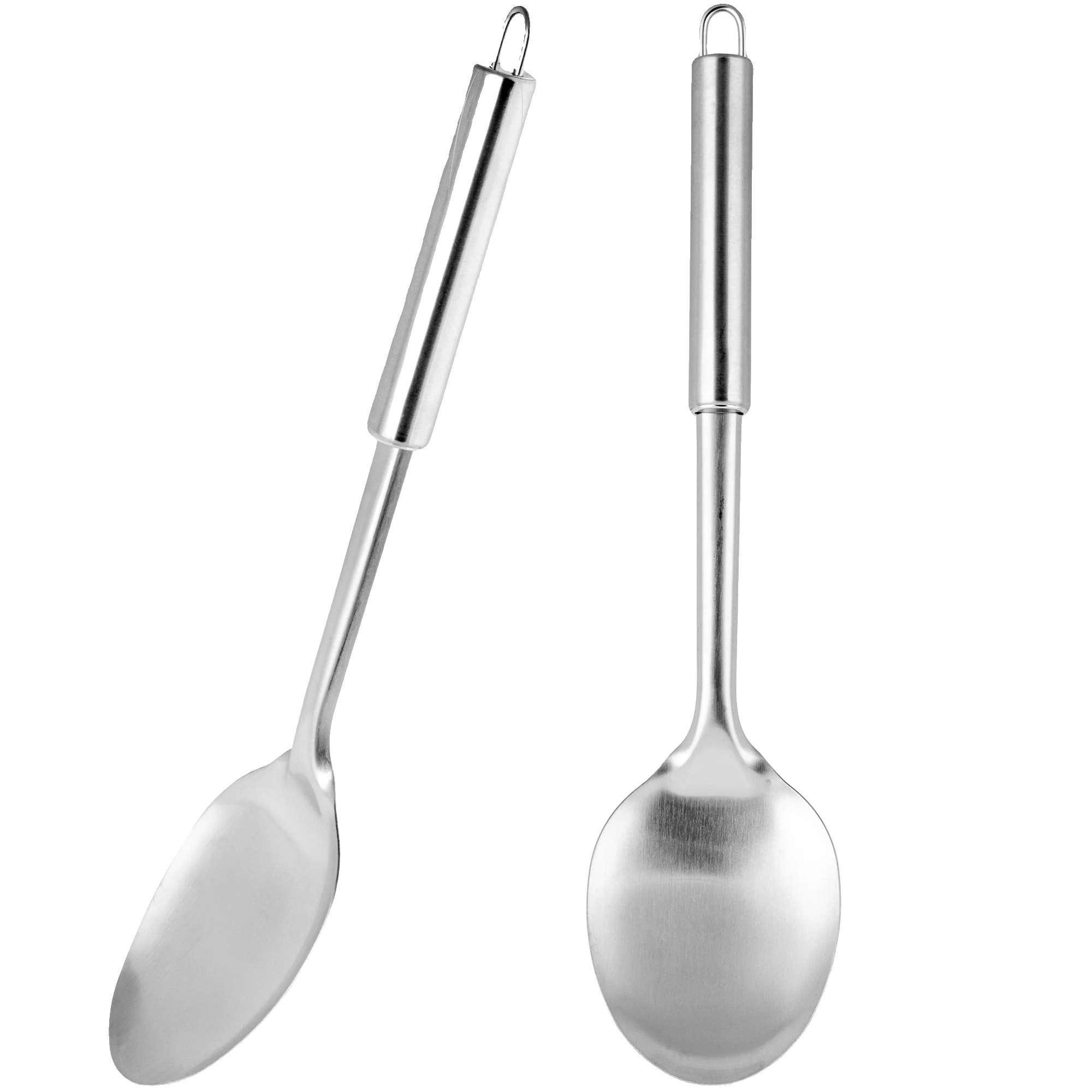 Löffel, Edelstahl, Ergonomisches Design, Silber
