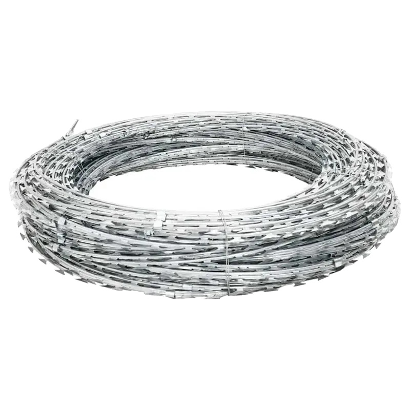 Stacheldraht, Verzinkter Stahl, 60 Meter Länge, Silber