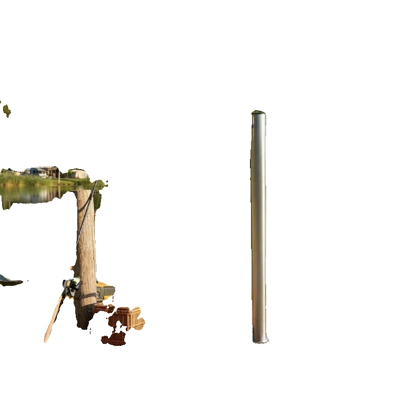 Gartenwasserhahn, Edelstahl, 60 Cm Länge, Runde Form, Vollständiges Zubehör, Vielseitige Verwendung