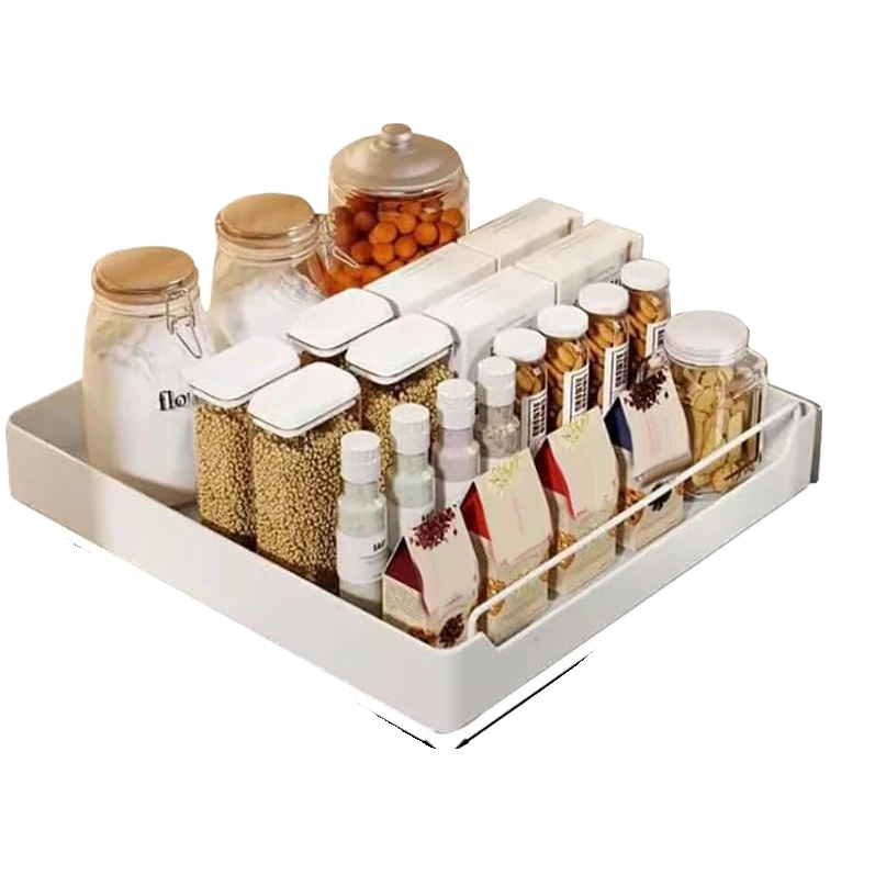 Ausziehbarer Schrankorganisator, Schwerlast, Geräuschloses Ausziehmechanismus, 40cm