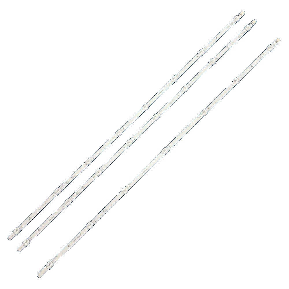 Led-hintergrundbeleuchtungsstreifen, Länge 74,5 Cm, Aluminium-material, Kompatibilität Für Telefunken-modelle, 8 Leds + 7 Leds-konfiguration, Dimmbare