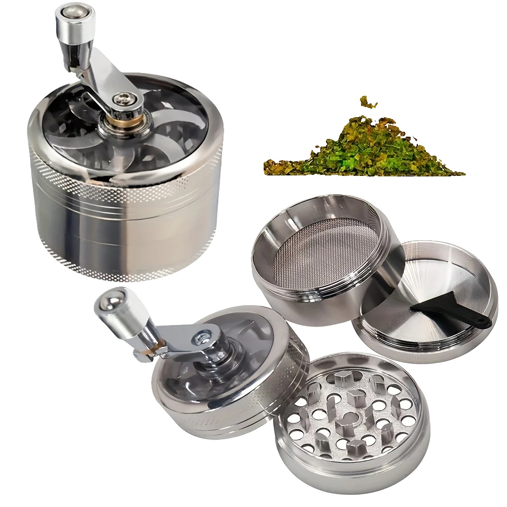 Gewürzmühle, Edelstahl, Umweltfreundliches Design, Silber