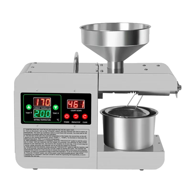 Ölpressmaschine, Duale Pressmodi, Benutzerfreundliches Design, X8s