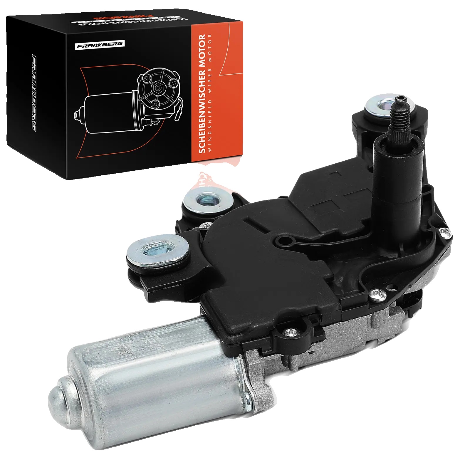 Scheibenwischermotor, 12 Volt, 4 Anschlusskontakte, Kompatibel Mit Audi A4 Und Q7 Modellen, Technische Kunststoffe, Kompaktes Design