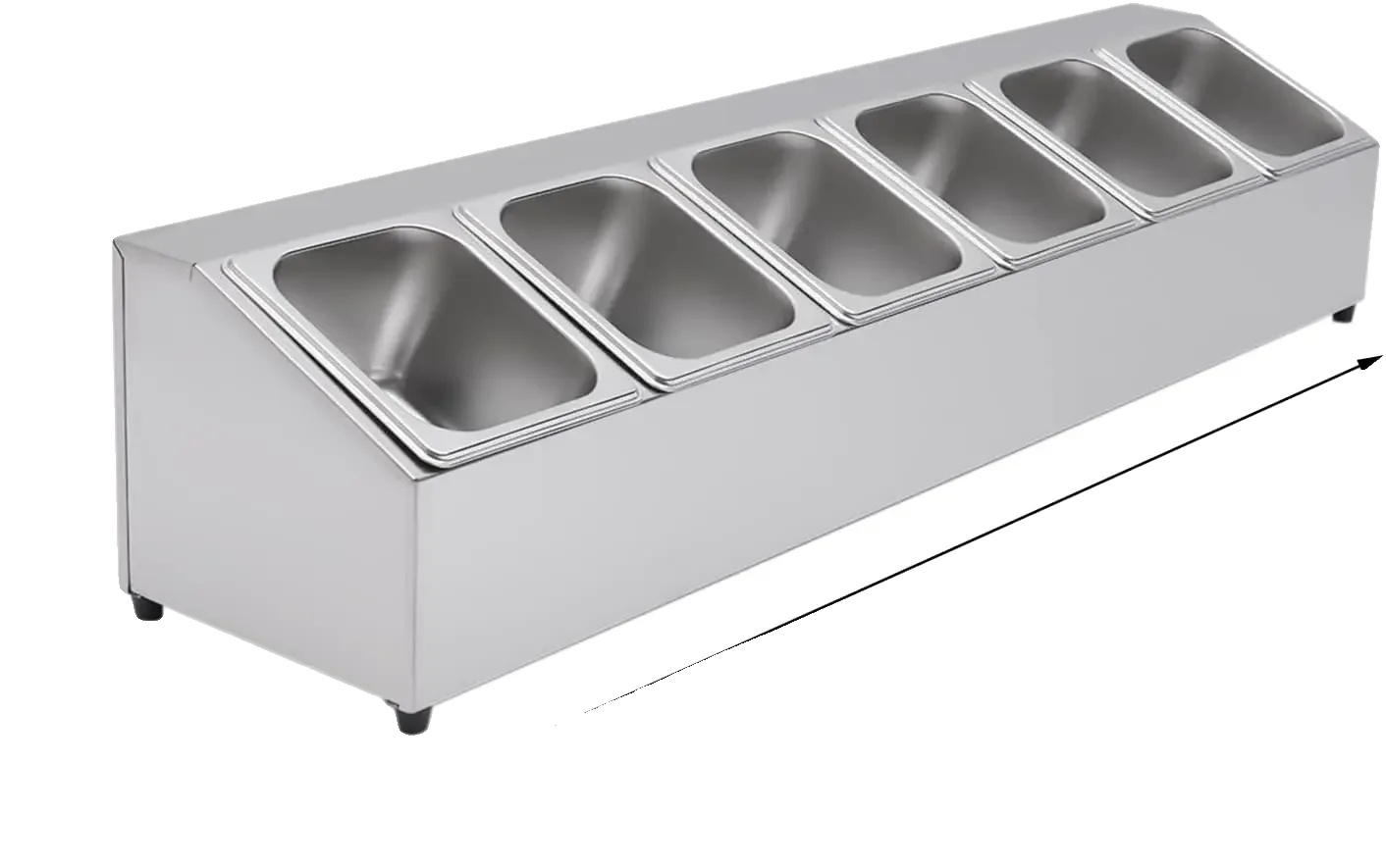 Zutatenbehälter, Edelstahl, Große Kapazität, Silber