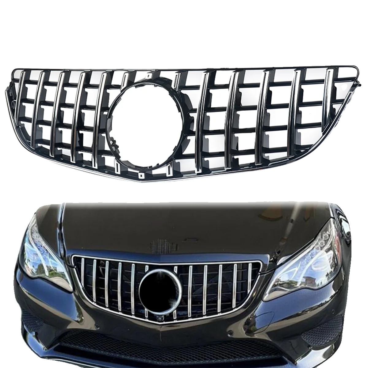 Frontstoßstange Kühlergrill, Hochwertiger Abs-kunststoff, 36,22 Zoll Länge, 10,62 Zoll Breite, 6,29 Zoll Höhe, Gt-r Stil