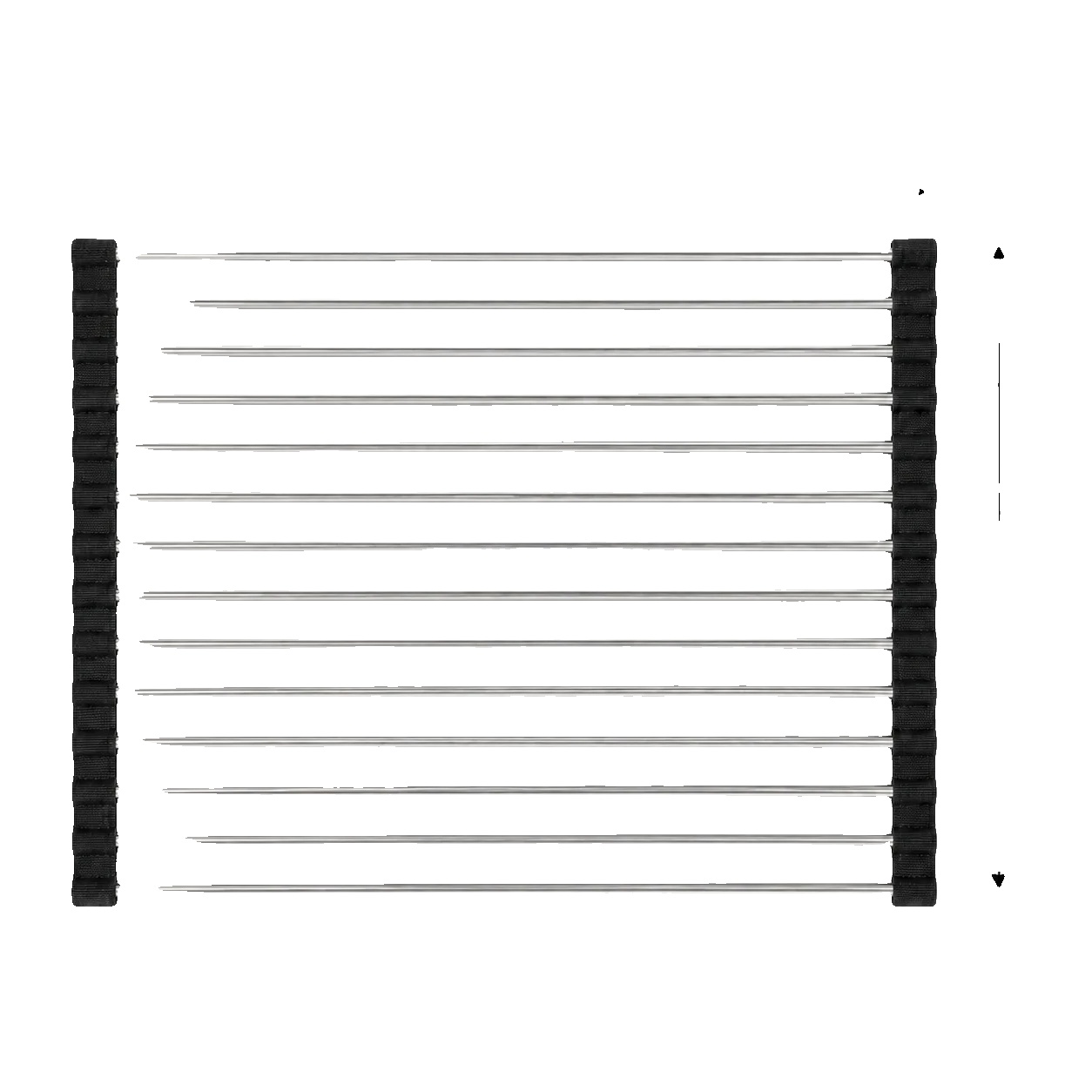 Geschirrabtropfgestell, Edelstahlkonstruktion, Faltbares Design, M 23.5×36.5 Cm