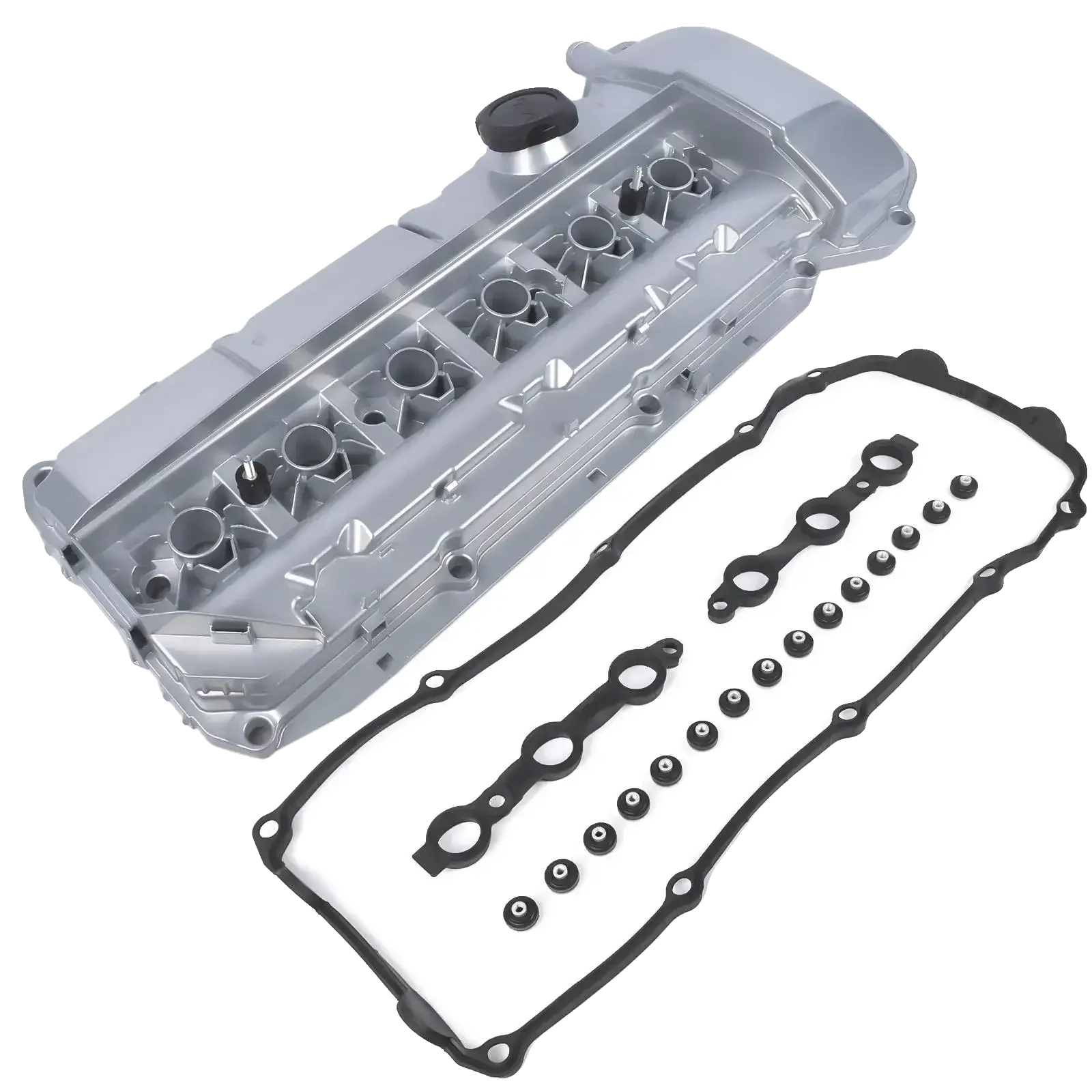 Rocker-ventildeckel, Aluminium, Standard-oem-passform, Kompatibel Mit Luxuslimousinen-serie, Verhindert Ölundichtigkeiten, Einfache Installation