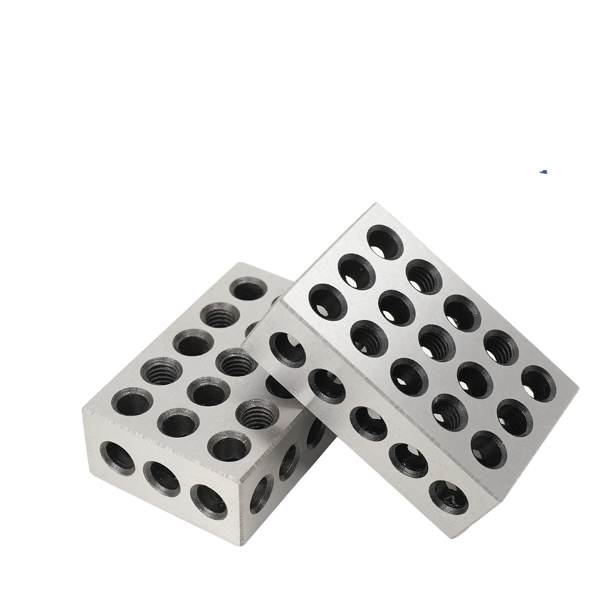 Präzisionsmechaniker 123 Blöcke, Gehärteter Stahl, 2,5 X 5 X 7,5 Cm, 0,0001" Genauigkeit, 23 Löcher, 56 Bis 60 Rc Härte