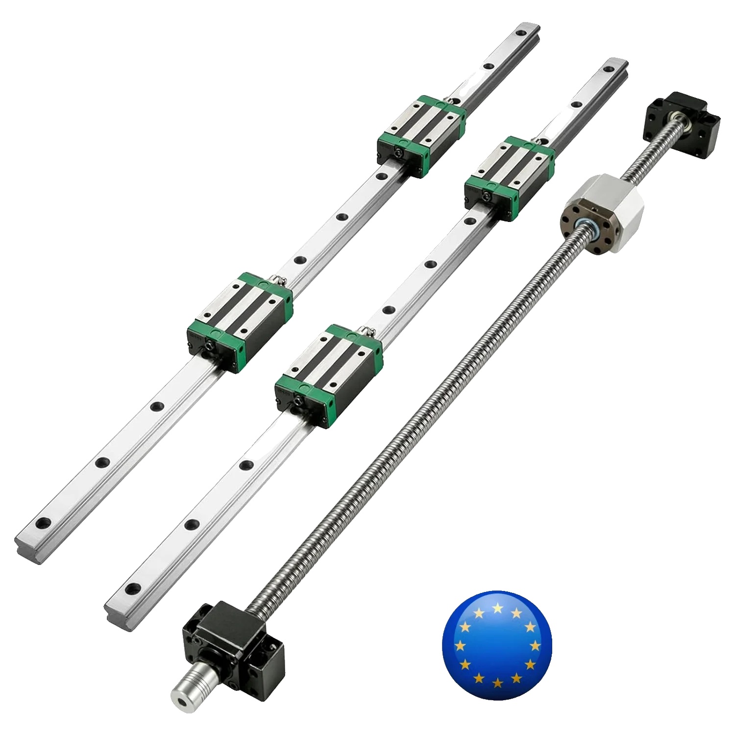 Linearführung, 20mm Durchmesser, 1500mm Länge, 5mm Steigung, Dsg2005 Muttergehäuse, Hgh20ca Wagen