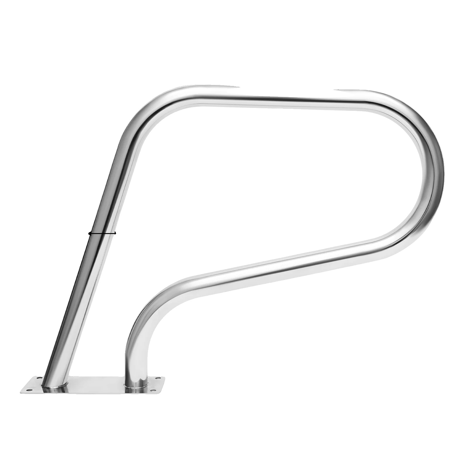 Poolhandlauf, Langlebiger Edelstahl, Hohe Tragfähigkeit, Silber
