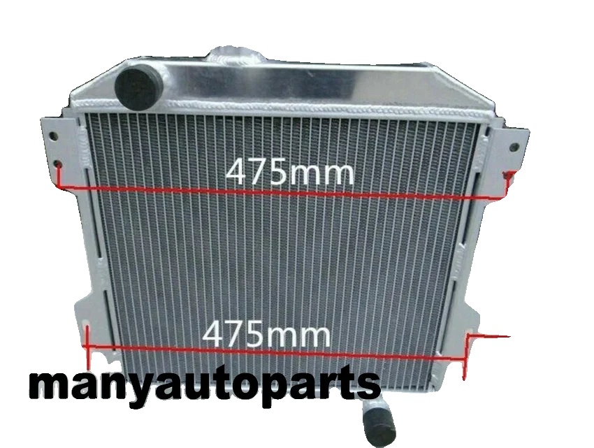Aluminiumkühler, Kompatibel Mit Ford Capri Mk1 Mk2 Mk3 / Ford Kent 1.3l 1.6l 2.0l Essex-motoren, Artikelgewicht: 6,5 Kg, Verbesserte Wärmeableitung,