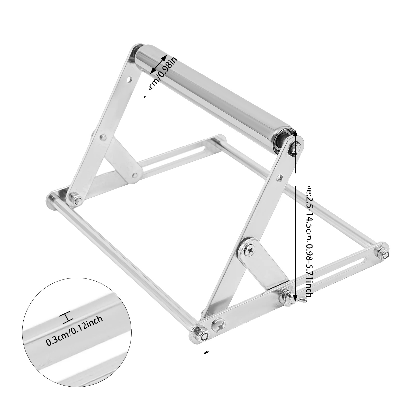 Tischkreissäge Rollständer, Höhenverstellbar, Kompakt Und Tragbar, Silber