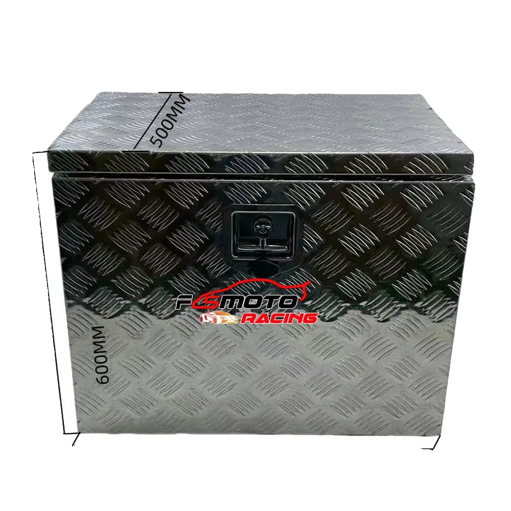 Atv Werkzeugkiste, Legierung Aluminium, 75cm X 50cm X 60cm, Stauraum: 30" X 20" X 24", Frontplatzierung, Kompatibel Mit Verschiedenen Atvs Und
