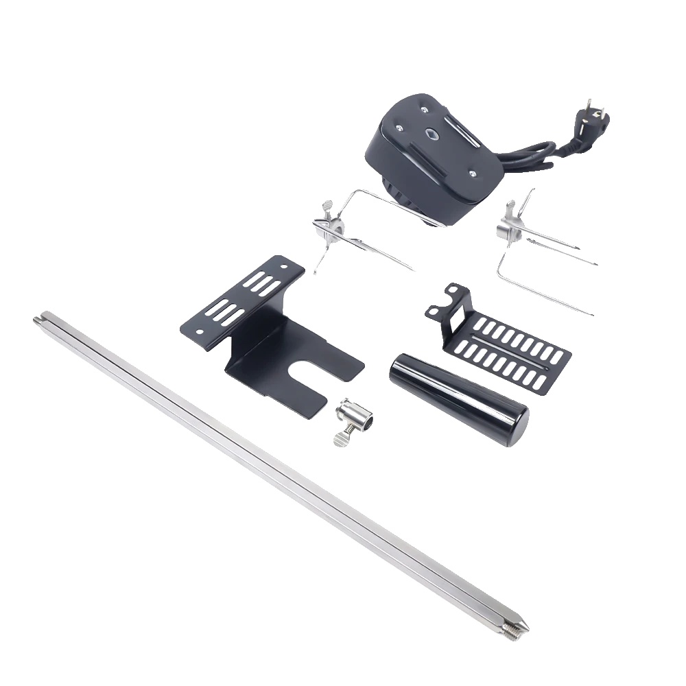 Bbq-spieß Mit Automatischer Rotation, Langlebiger Edelstahl, 220-240v