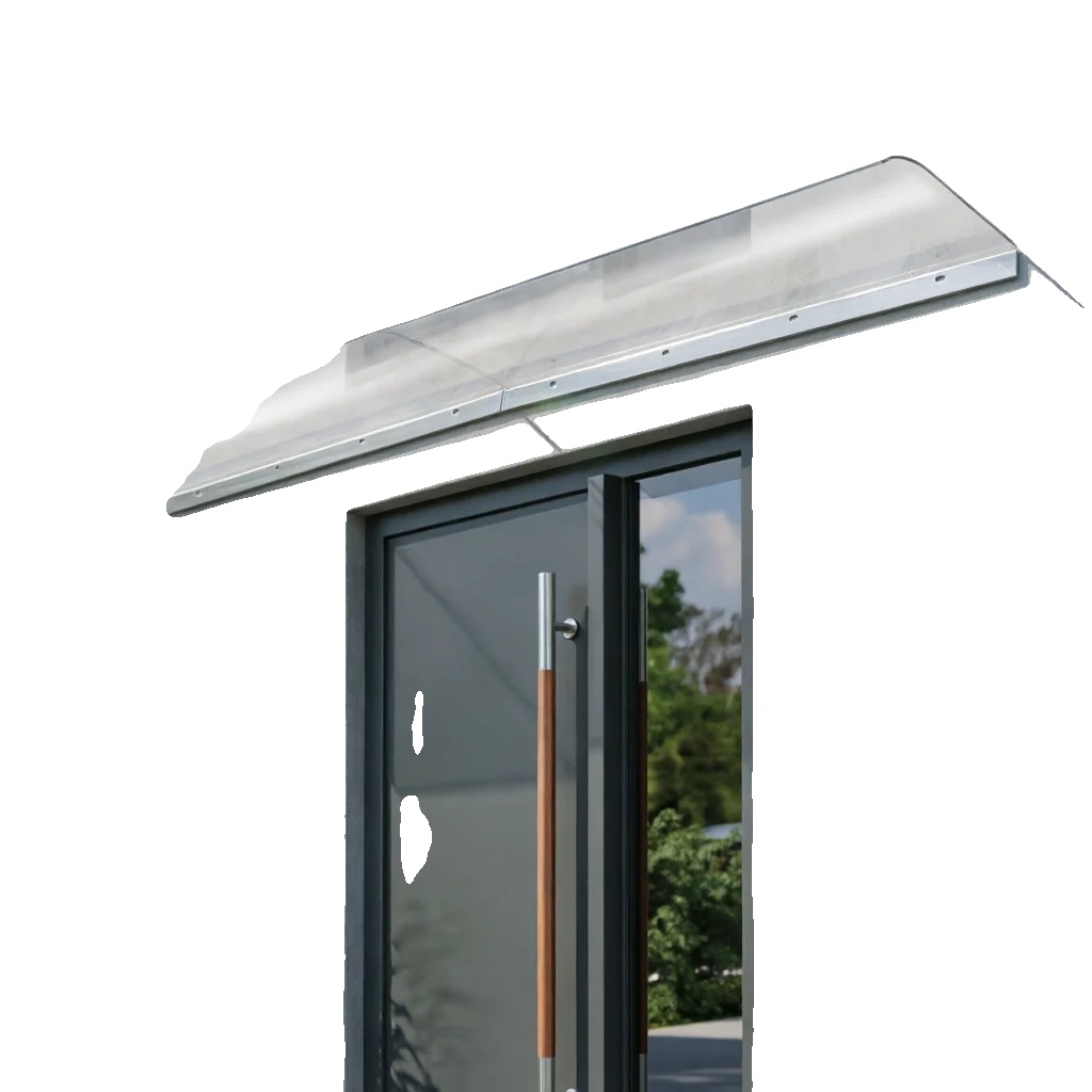 Regenschutzdach, 20040cm, Wandmontage, Dicke 3,5mm, Temperaturbereich -30 Bis 70°c, Schneelastwiderstand 30cm