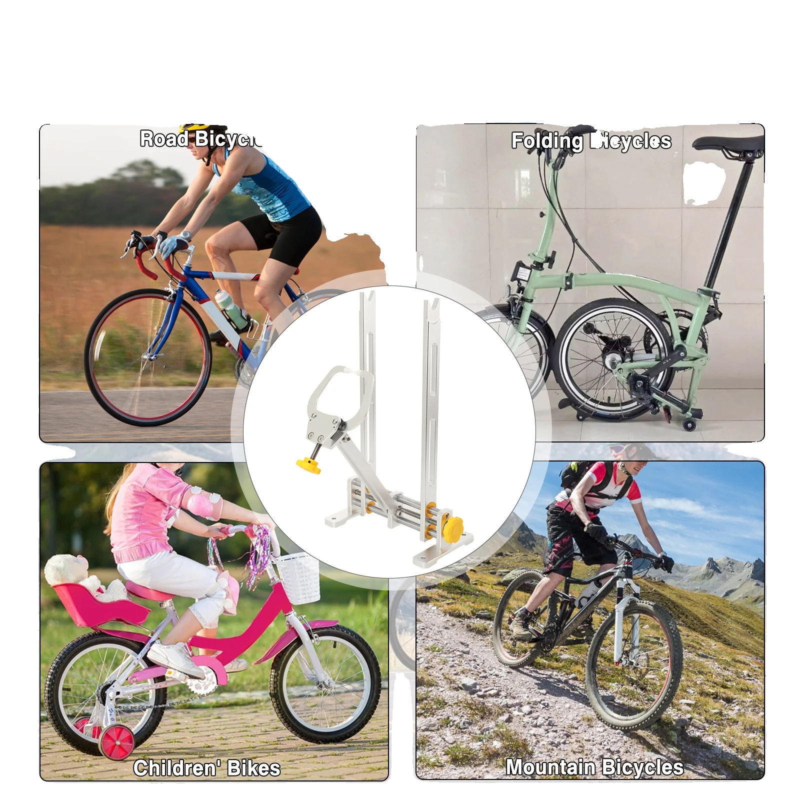 Fahrradfelgenrichtständer, Aluminiumlegierung, Verstellbare Breite 46-195mm, Geeignet Für Räder Von 10-29 Zoll, Leichtes Design, Benutzerfreundlicher