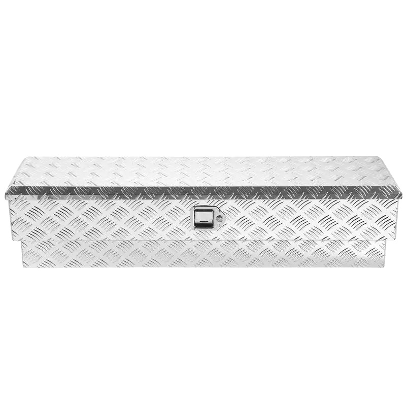 Lkw-werkzeugkasten, Aus Robustem Aluminium, Sichere Aufbewahrung, Silber