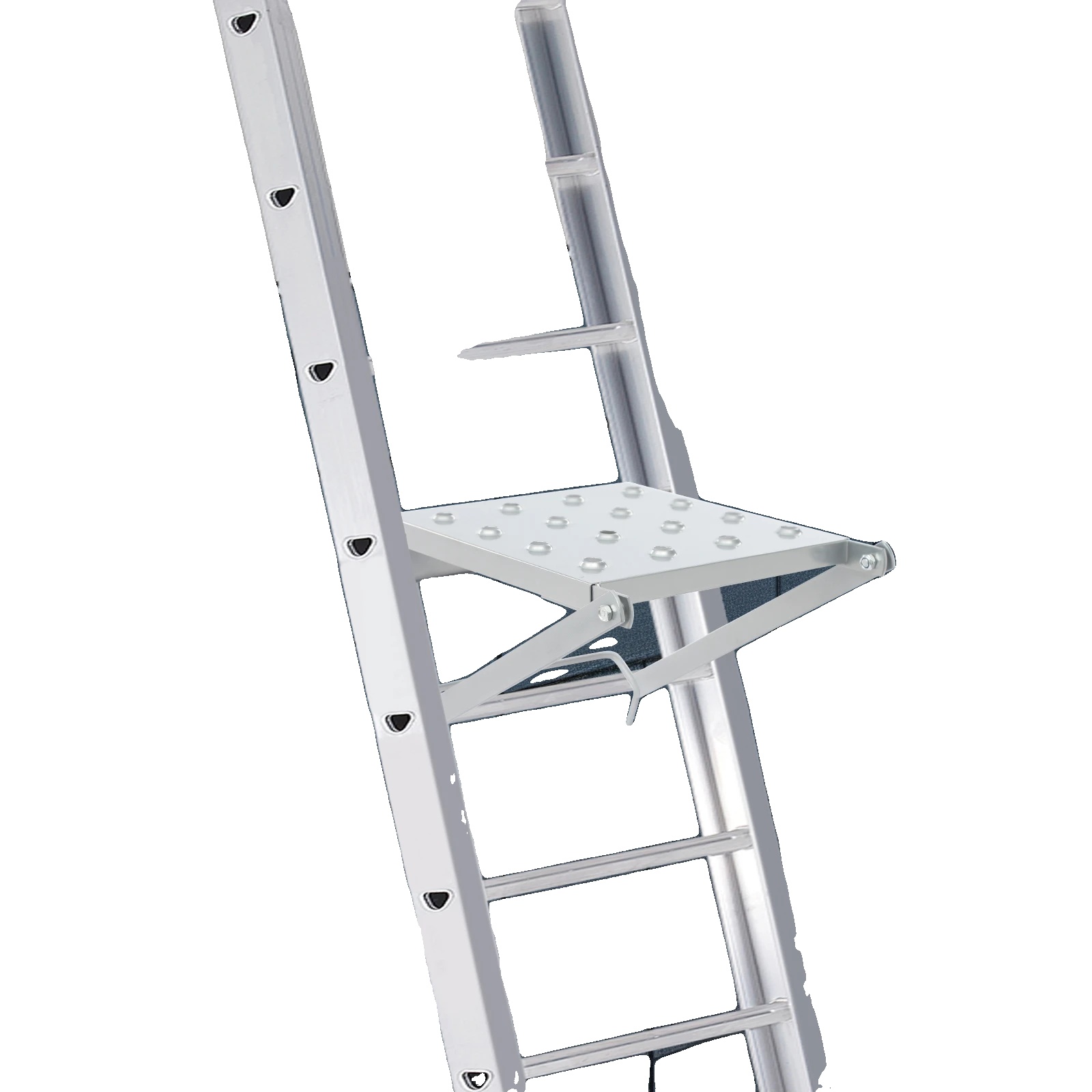 Arbeitsplattform, 150 Kg Tragfähigkeit, Rutschfestes Design, Silber