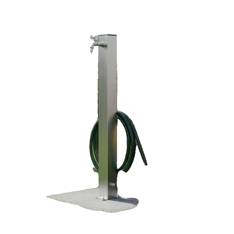 Gartenschlauch Fuß, Edelstahl, 100 Cm Länge, Komplettes Zubehör, Ideal Zum Bewässern, Ideal Zum Autowaschen