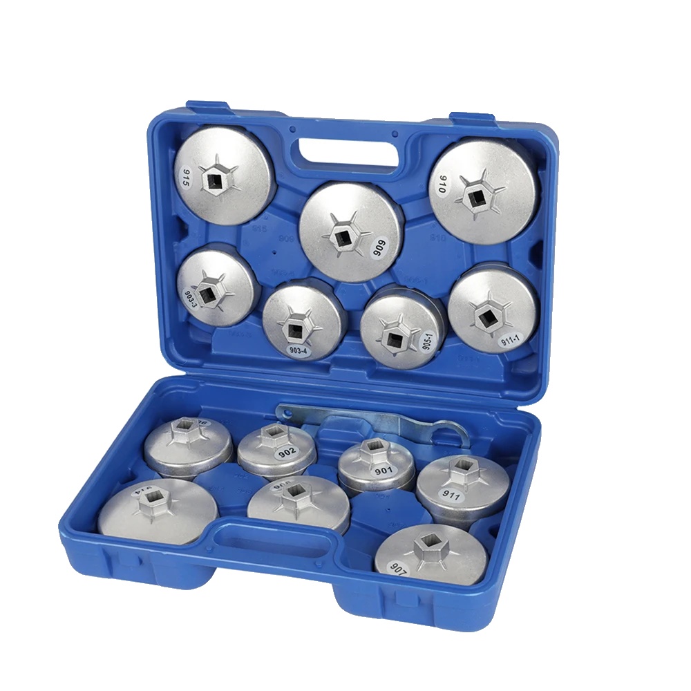 Steckschlüsselsatz, 15-teilig, Ergonomisches Design, 15pcs