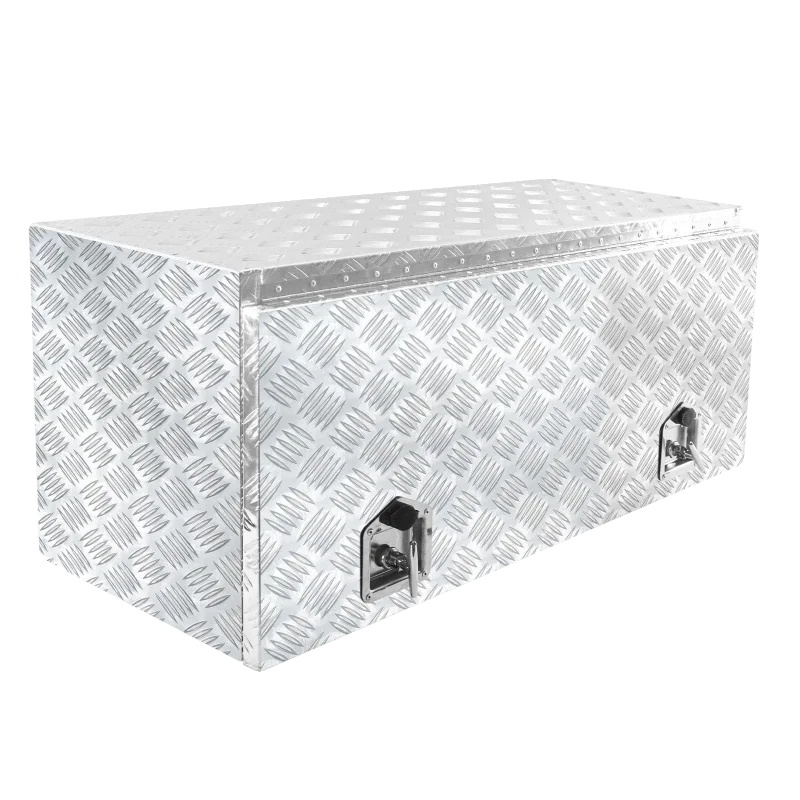 Werkzeugkiste, 30"x18"x18", Aluminium, Wetterfest, Universelle Passform, Klapptür