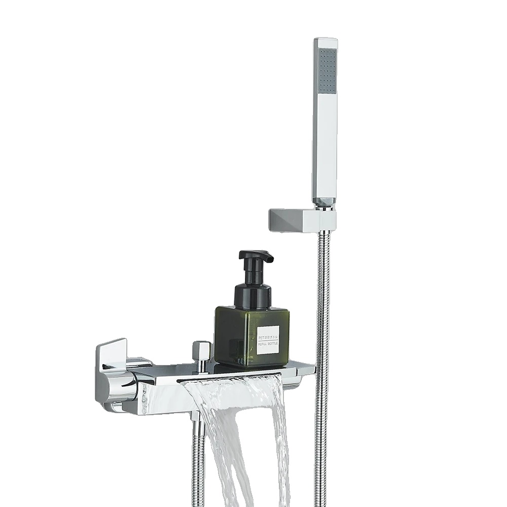 Duschmischer, Langlebiger Edelstahl, Dual-handle-steuerung, Chrom