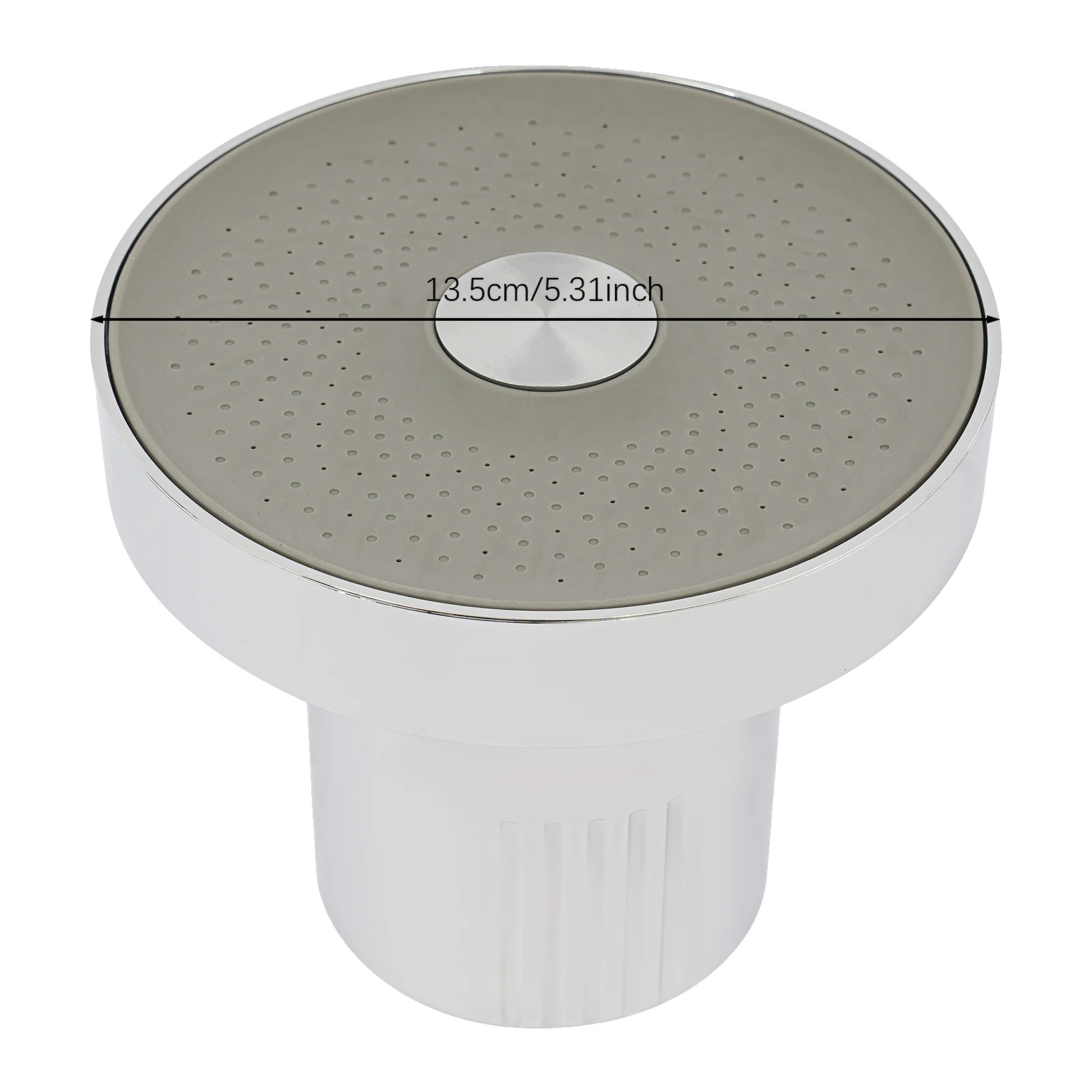 Reinigender Duschkopf, Hochdruckspray, Chlorinentfernung, Silber