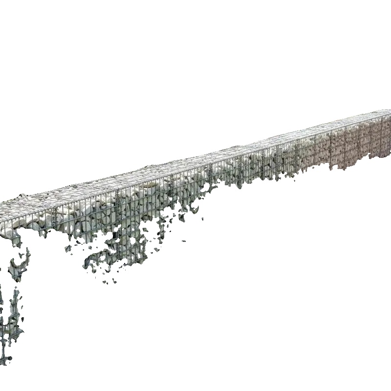 Gabionkorb, Verzinkter Stahl, 200 X 30 X 100 Cm, Erosionsschutz, Gartenzaun, Langlebige Konstruktion