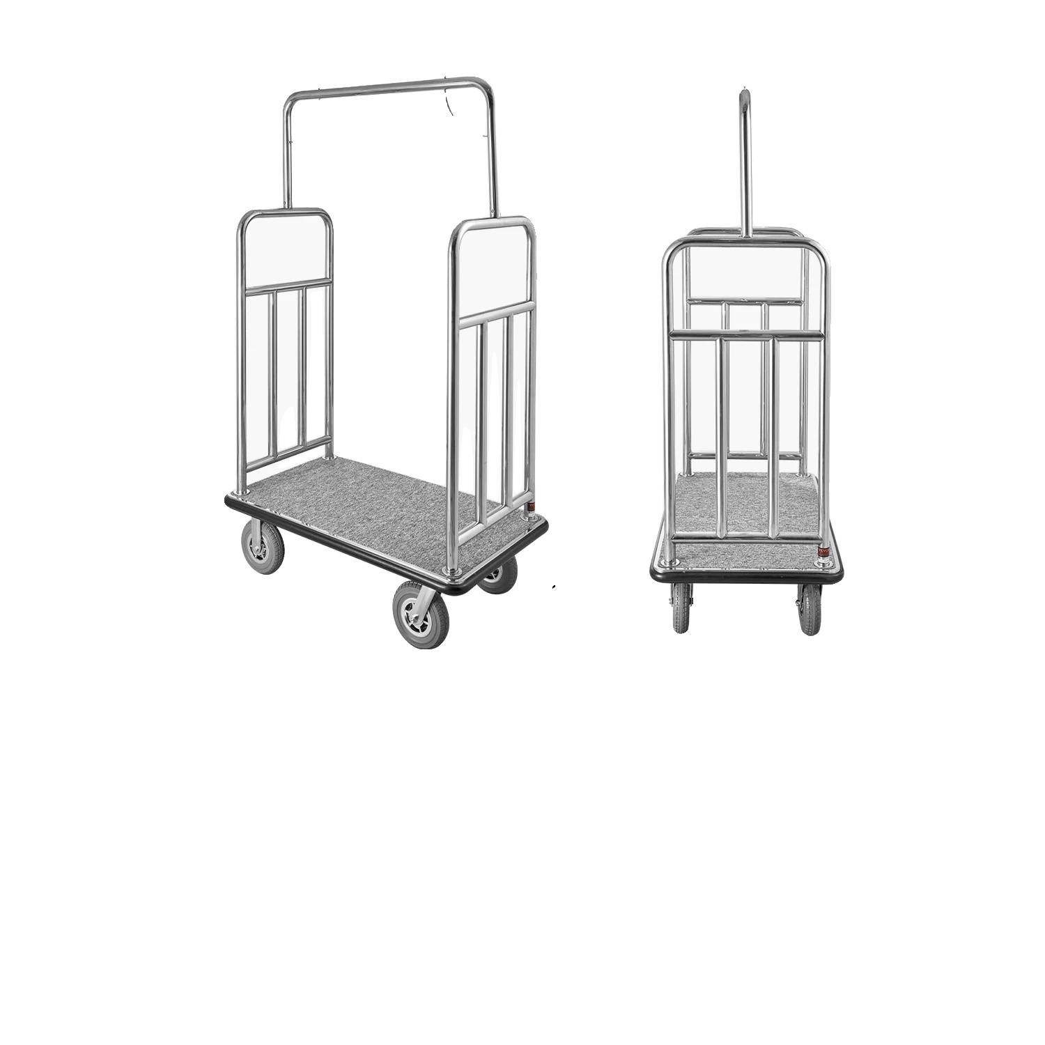 Gepäckwagen, Schwerlast, Glatte Räder, 1200 Lbs