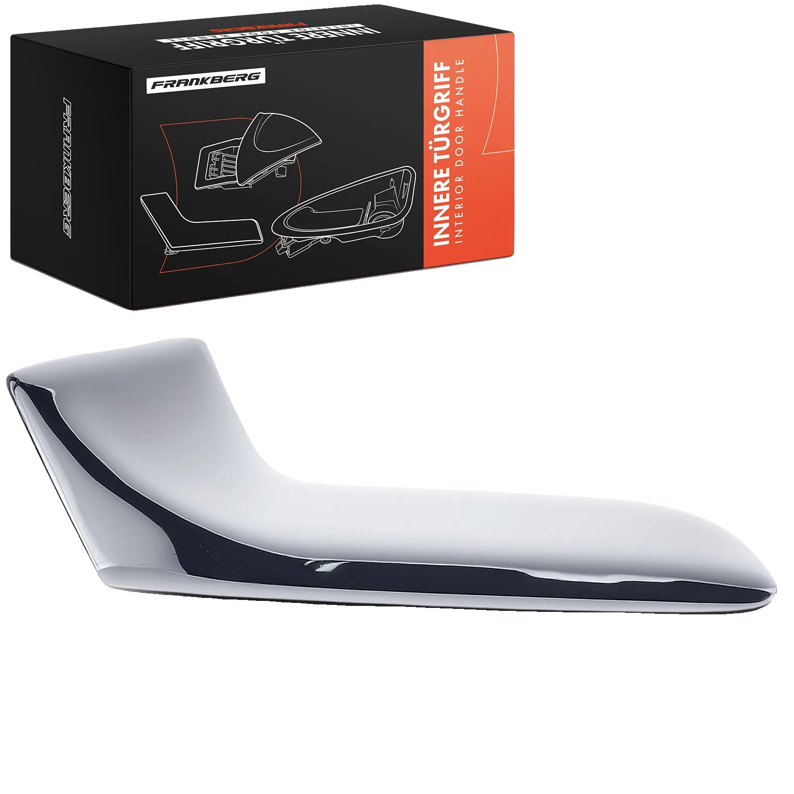 Innentürgriff, Kunststoff, Chrom, Kompatibel Mit Mercedes-benz W202 W163 S202, Rechte Installation, Oem-nr. 2027601461 2027601261
