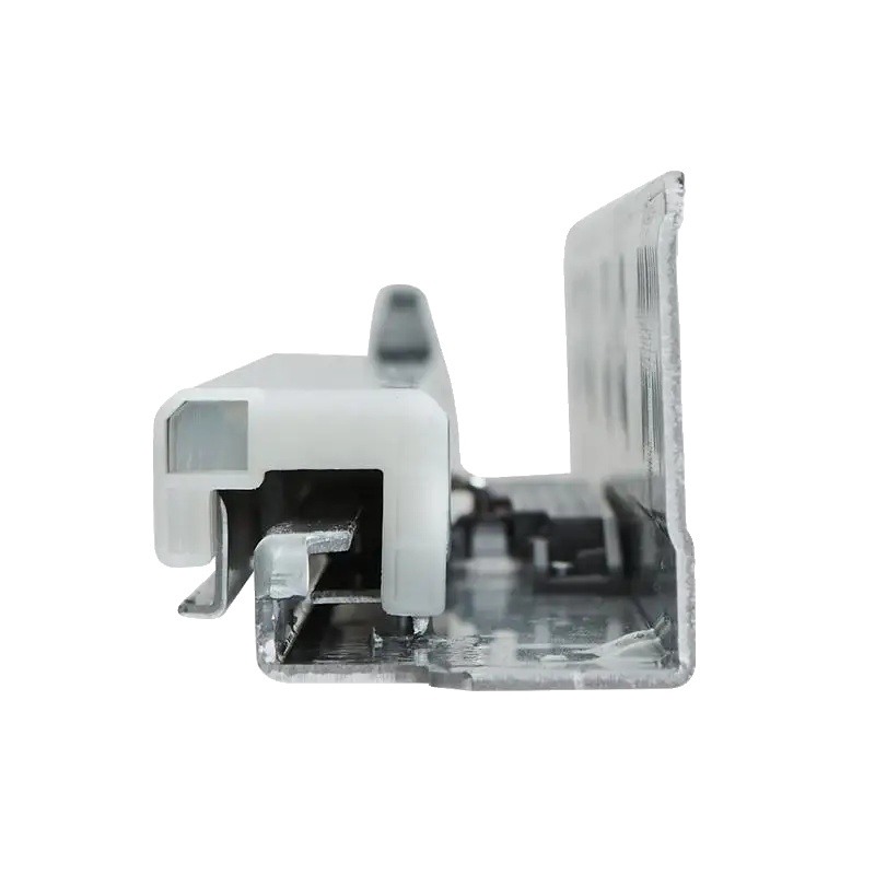 Schubladenschienen, Soft-close-mechanismus, Vollauszug, Silber