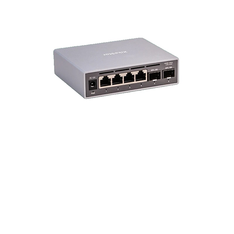 Netzwerk-switch, 4 Ports 2,5g, 2 Ports 10g Sfp+, Mit Eu-stecker